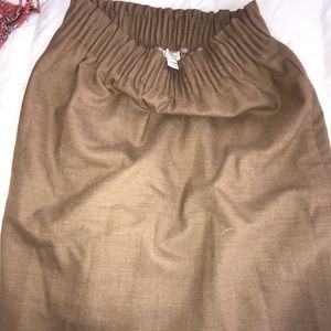 J crew khaki skirt